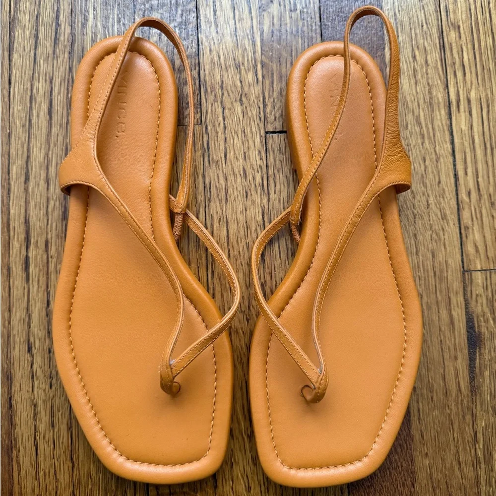 Vince Deana Leather Slingback Sandals NWOT